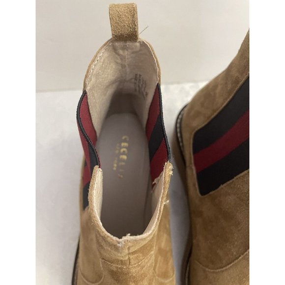 Cecilia New York Gemma Size 10 Slip On Low Wedge Boot Nutella Bootie - Picture 3 of 11